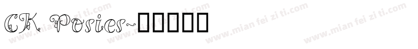 CK Posies字体转换